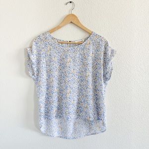 Pink Rose Floral Blouse